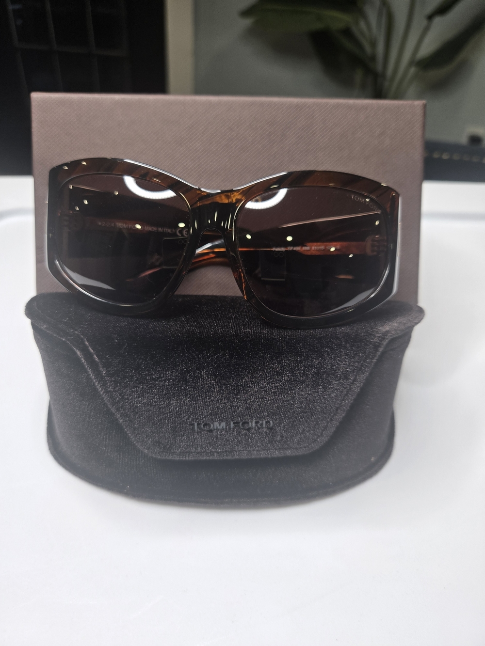 Tom Ford Women’s Tortoiseshell Sunglasses - Brown
